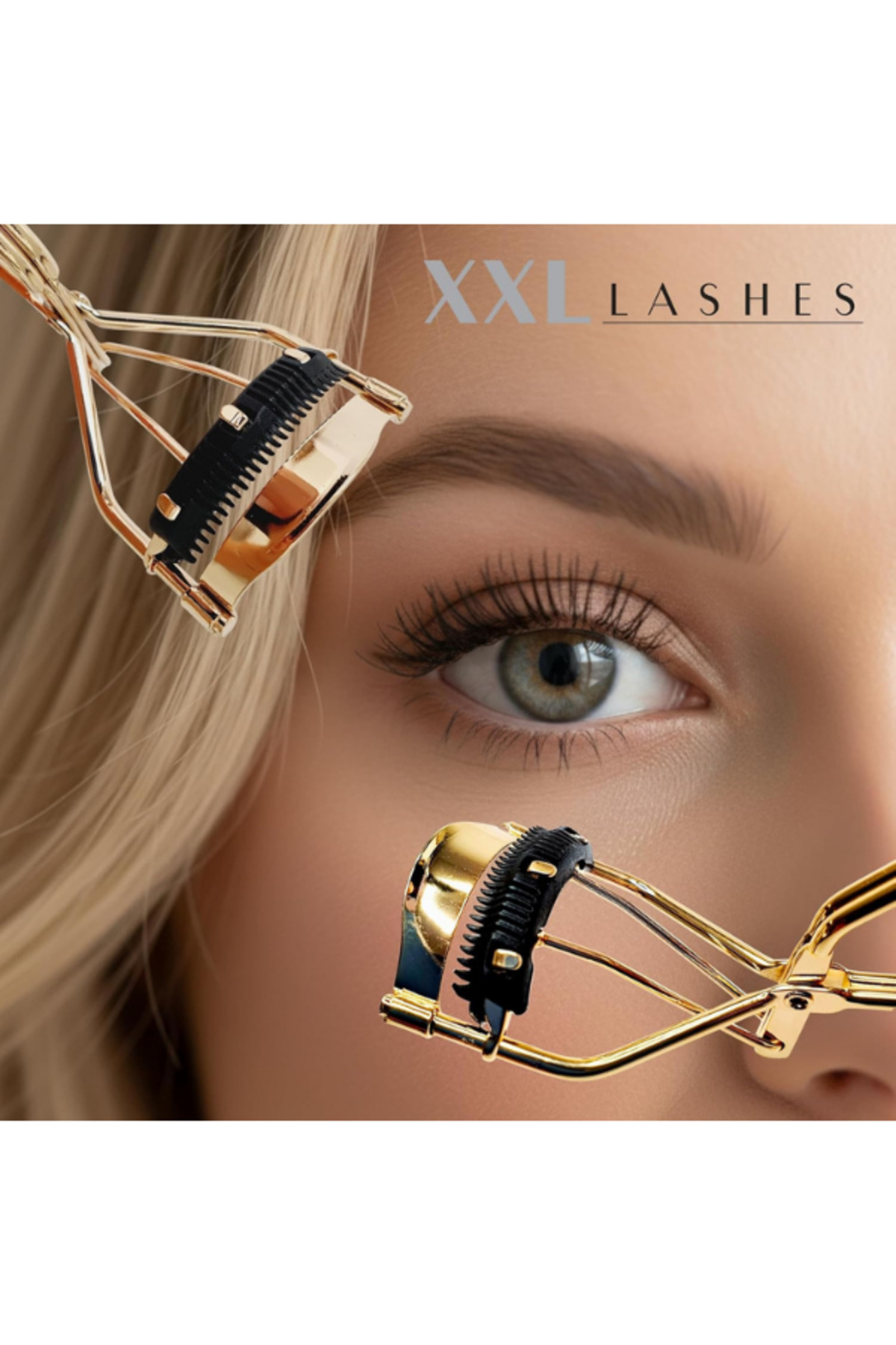 Kirpik Kıvırıcı Kirpik Makası Makyaj Maskara Rimel Eyeliner Uyumlu Göz Makyajı Taraklı Kirpik Kıvırıcısı — رنگارنگ Taraklıbrnz.001 — تصویر 5 از 8