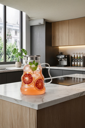 Ela&Elis Wavy Paslanmaz Çelik Süzgeç Ve Vakumlu Kapak, Lüks Dalgalı Model Bor...