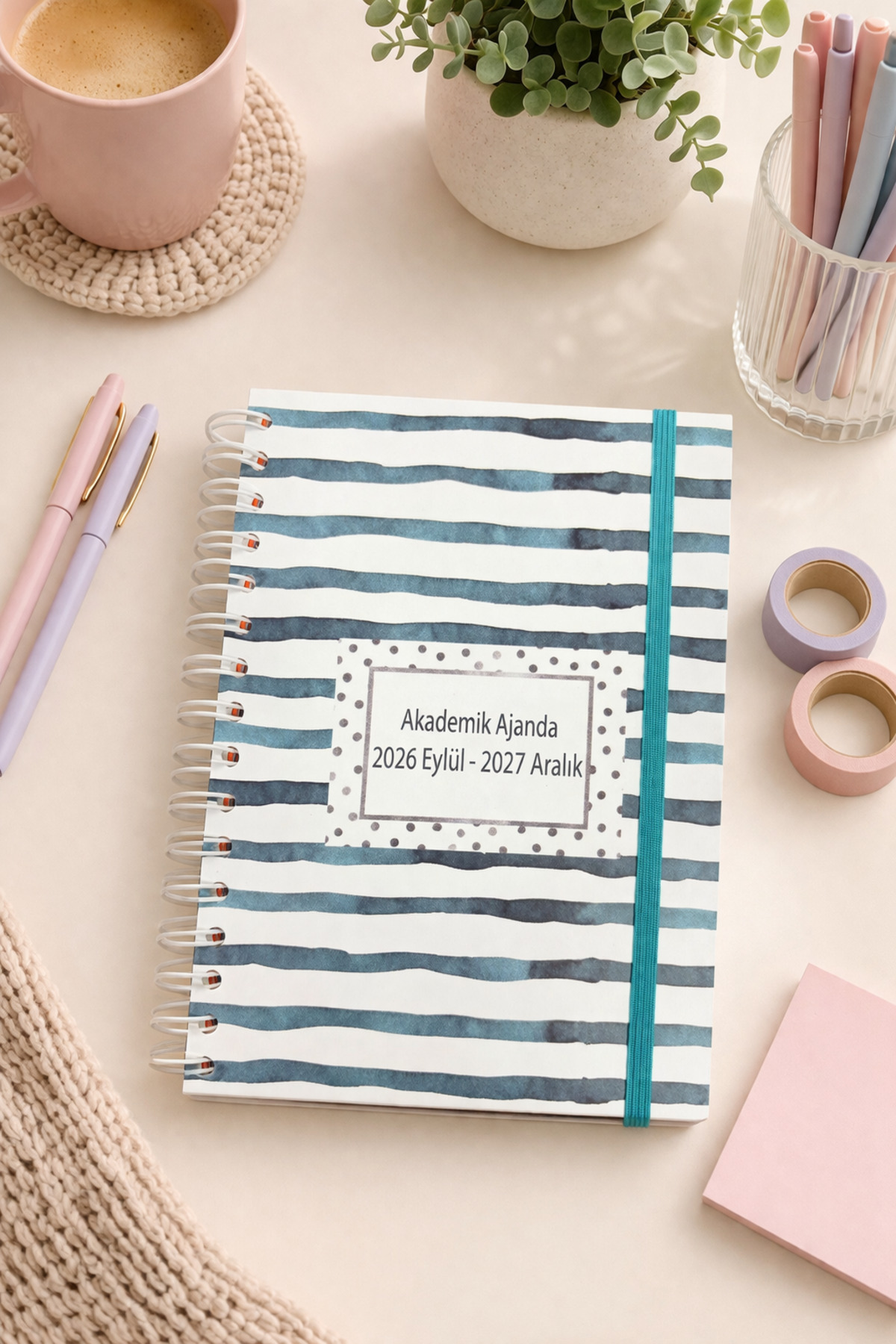 Lizy 2026-2027 Akademik Ajanda - A5 Spiralli Planner
