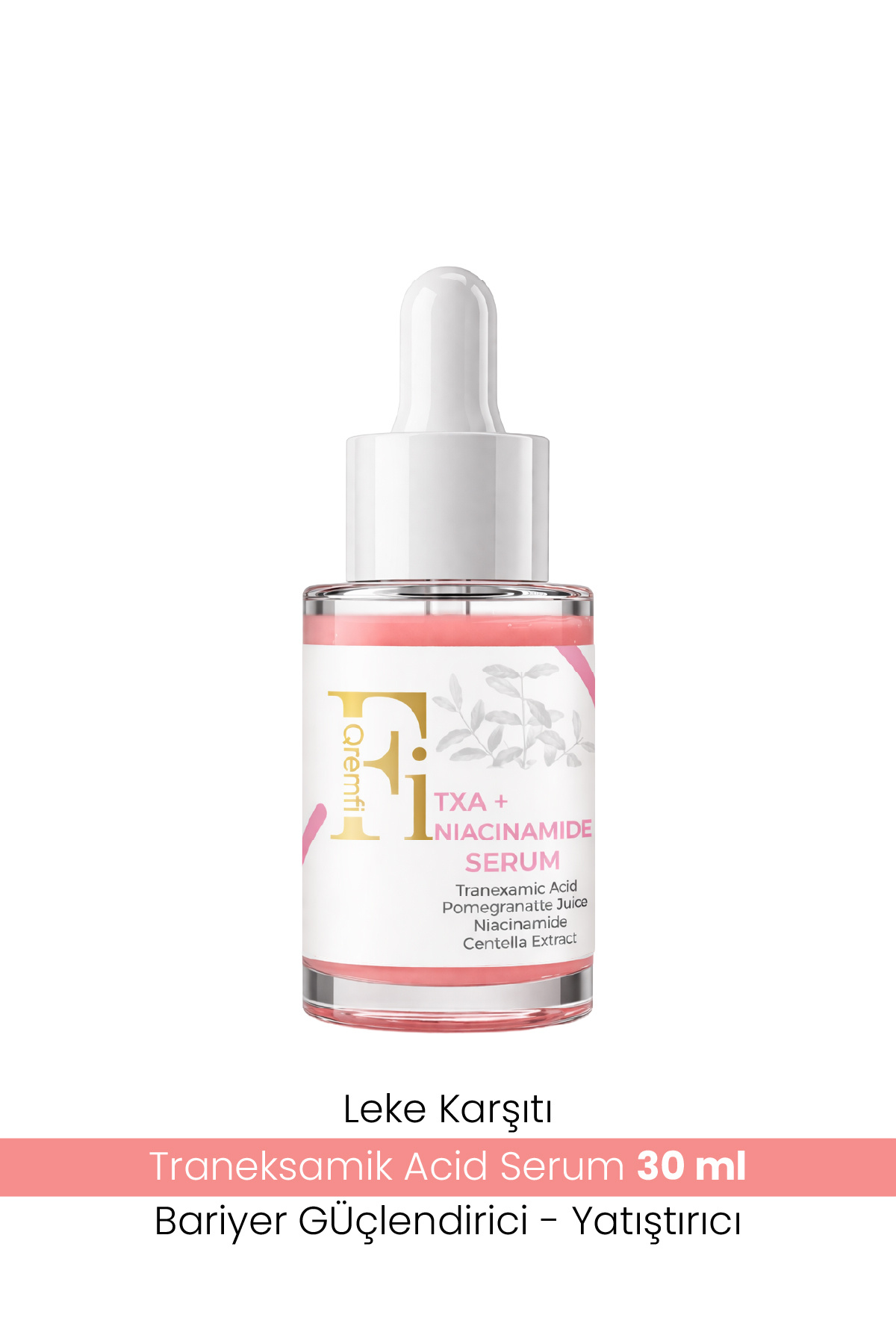 Qremfi Traneksamik Acid - Niacinamide TXA Serum | Leke Karşıtı | Bariyer Güçlendirici | Yatıştırıcı | 30 ml — QR26TS01