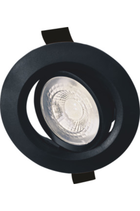Cata 5 Adet CT 5200 Lal Siyah Kasa 7W Sıva Altı Led Spot Gün Işığı 3200K