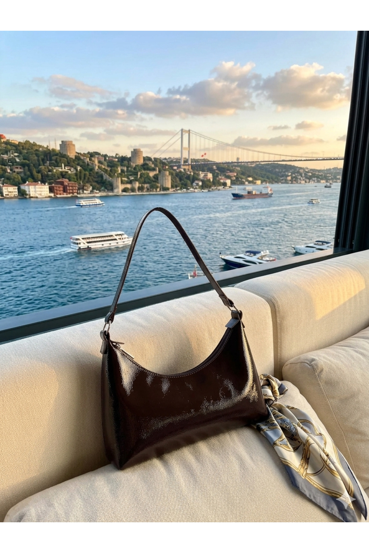 YMZBAG Acı Kahve Omuz Çantası