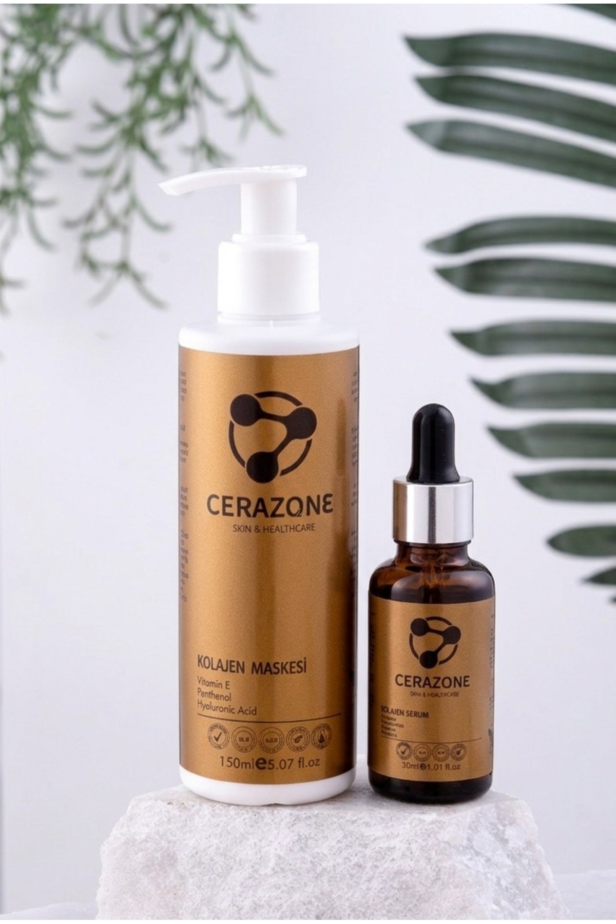 Kolajen Bakım İkilisi (30 ml Serum + 150 ml Maske)
