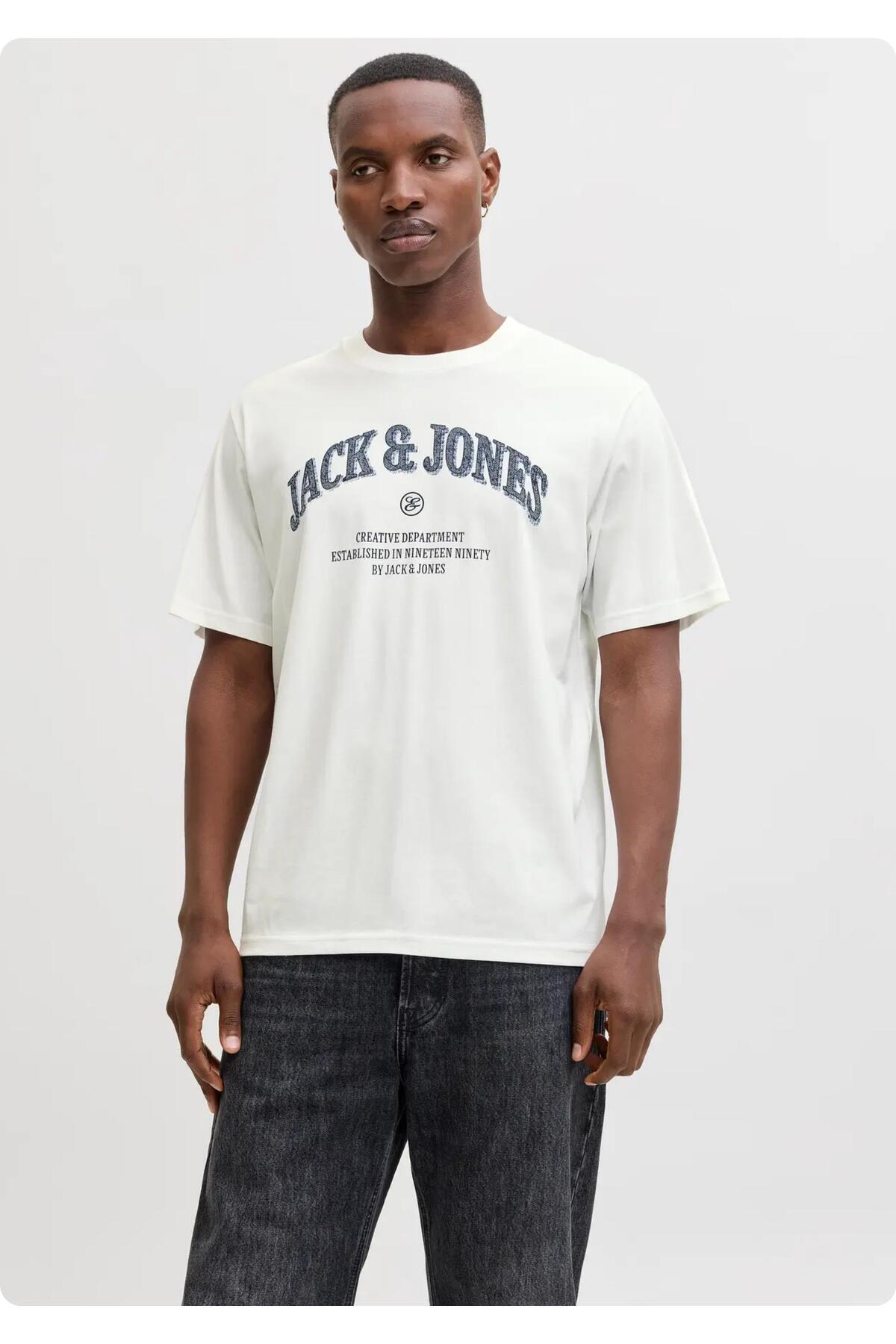 تیشرت آستین کوتاه مردانه جک اند جونز مدل 12291213 جک اند جونز تی شرت Jack & Jones