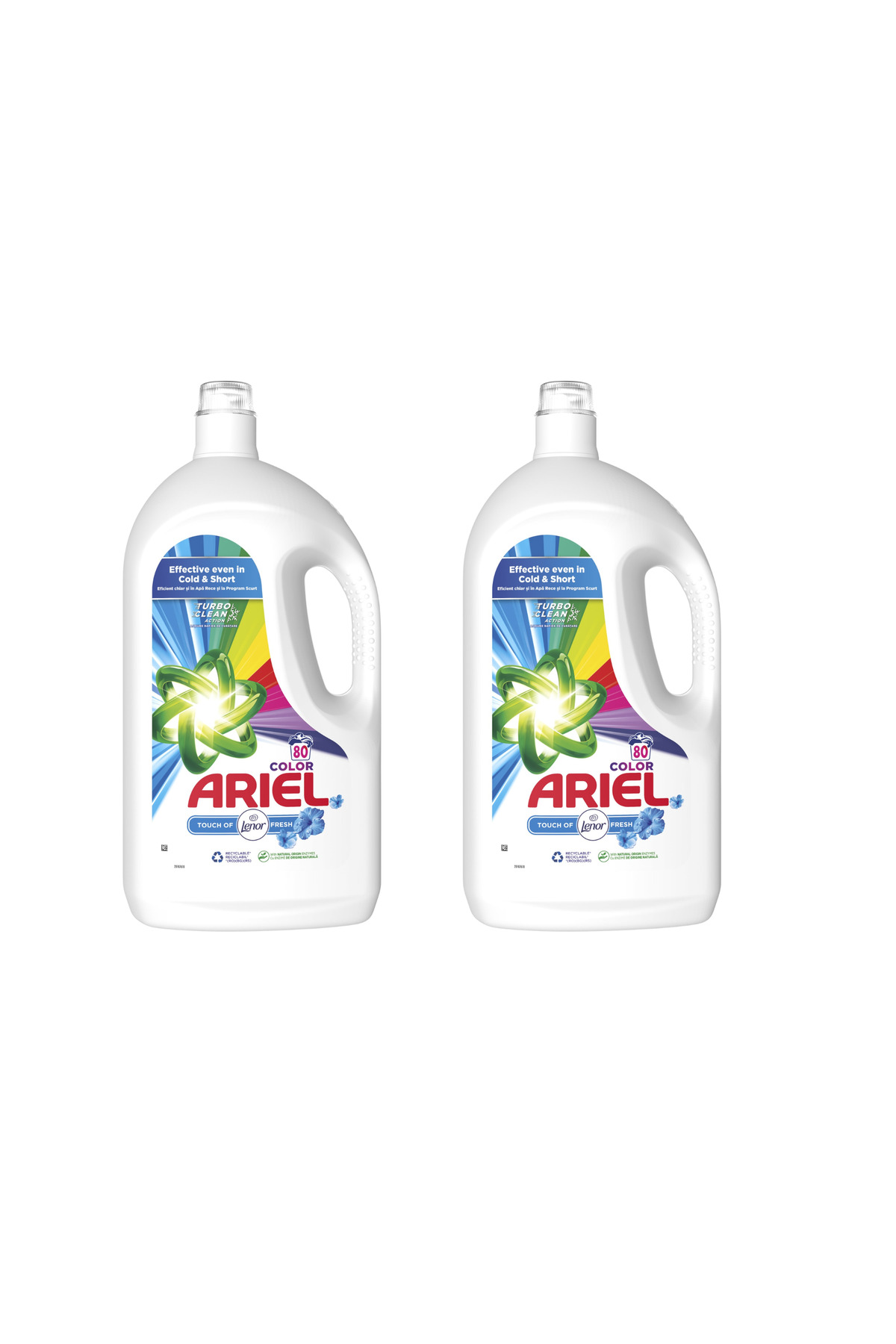 Ariel Detergent lichid de rufe Touch of Lenor Color, 4L (80 de spălări) – Pac...