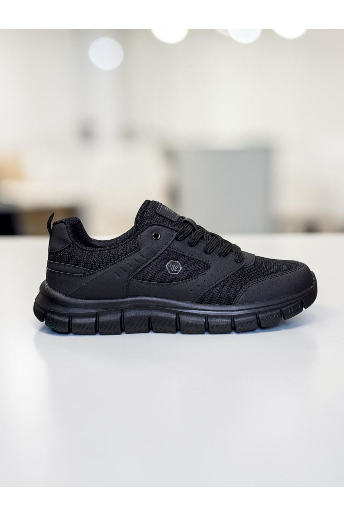 Spor Ayakkabı Koşu Ayakkabısı Günlük Sneaker Ortopedik Taban Unisex Spor Ayakkabı Hafif Eva Taban — مشکی Magg poınt