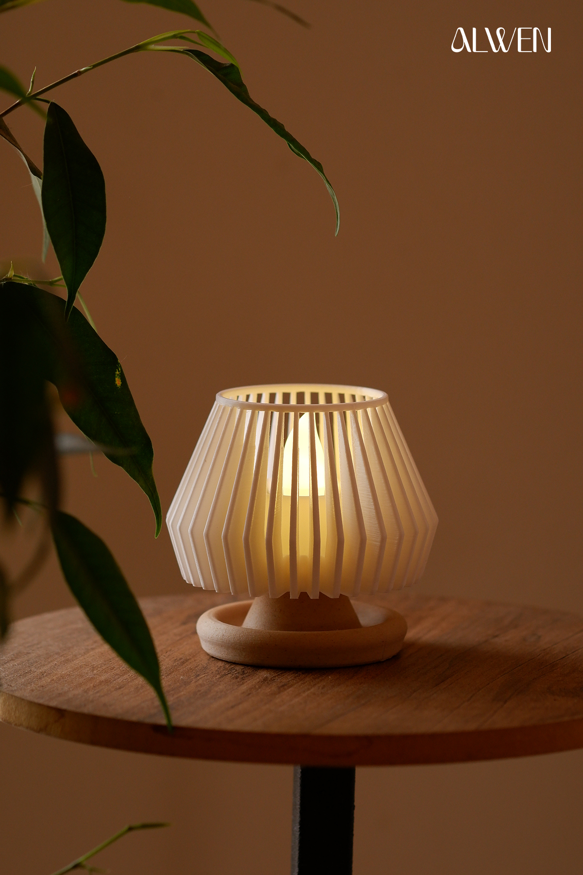 ORİON V3 | Decorative Led Tealight Candle Holder | Desktop Lighting | Single | 7x7.5 cm