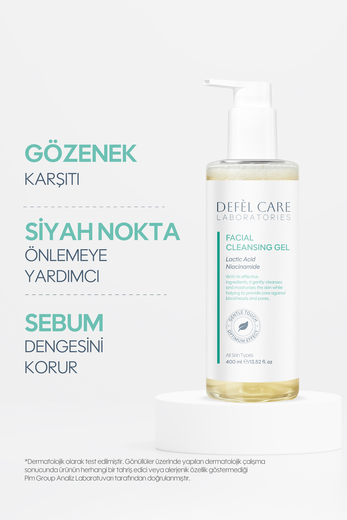 Yüz Yıkama Jeli 400 ml | Siyah Nokta & Gözenek Bakımı — YIKAMAJEL400 — تصویر 2 از 6