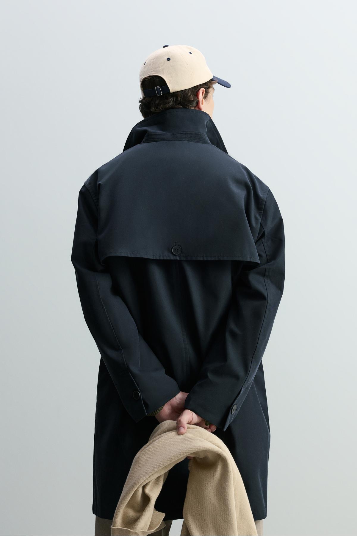 LEFTIES  Düz trençkot - Görsel 4