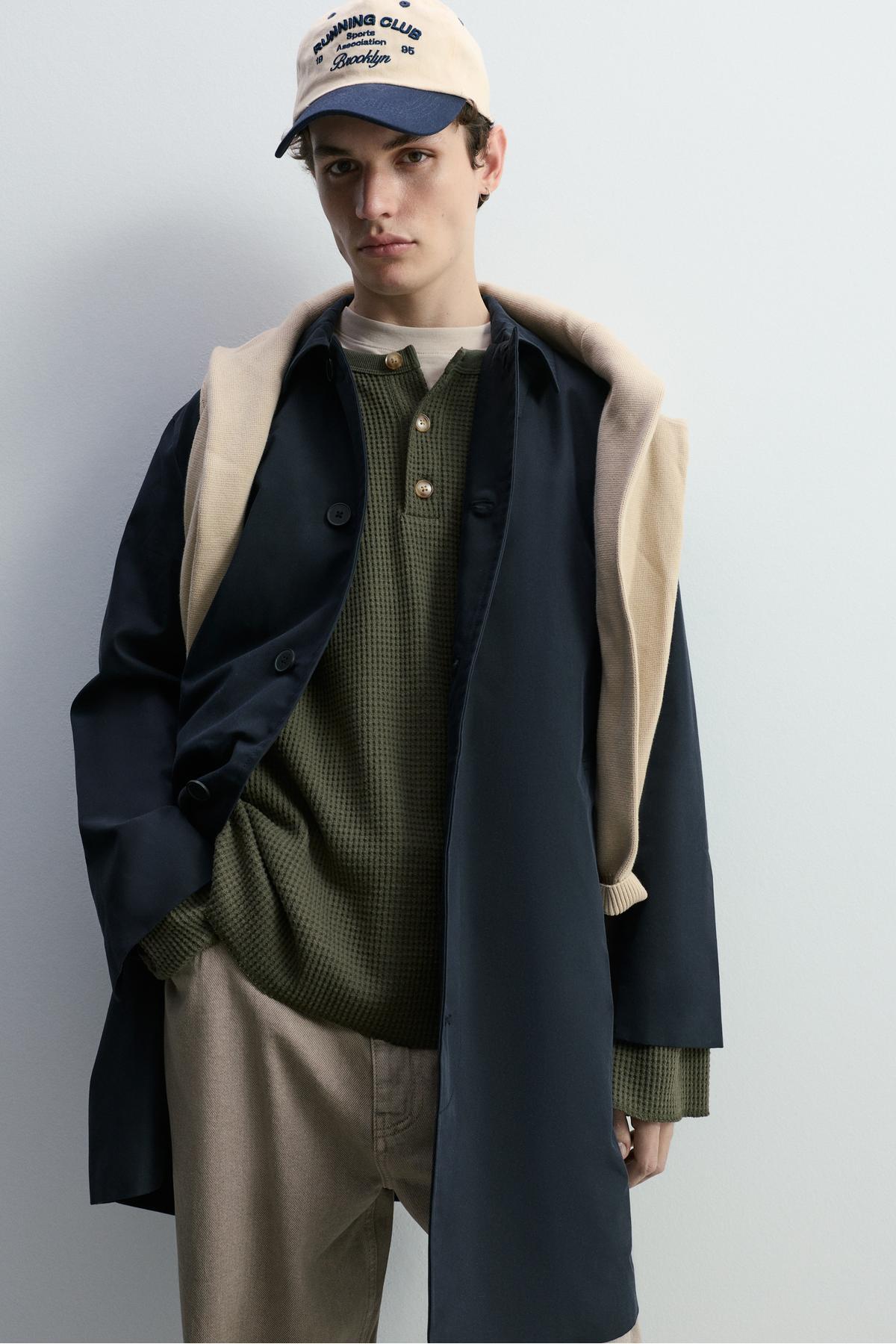 LEFTIES  Düz trençkot - Görsel 5