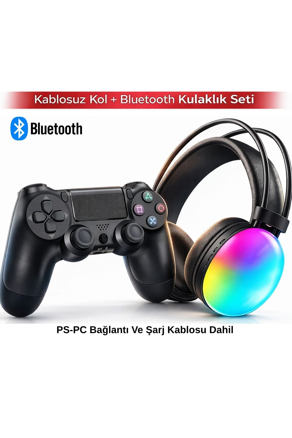 Zineets Bluetooth Oyun Kolu Ve Kulaklık Ps3 Ps4 Ve Pc Telefon