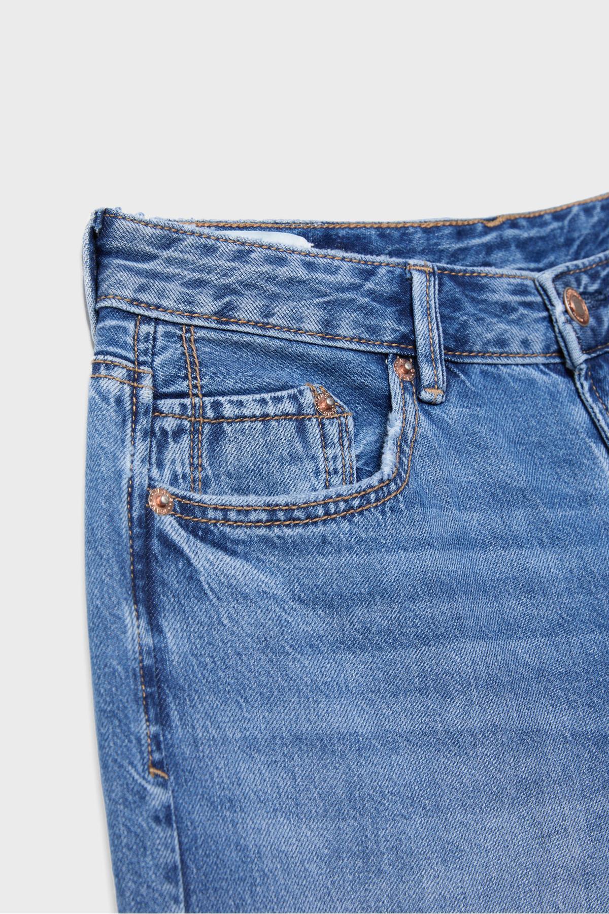Stradivarius  D91 low wide-leg jeans - Görsel 8