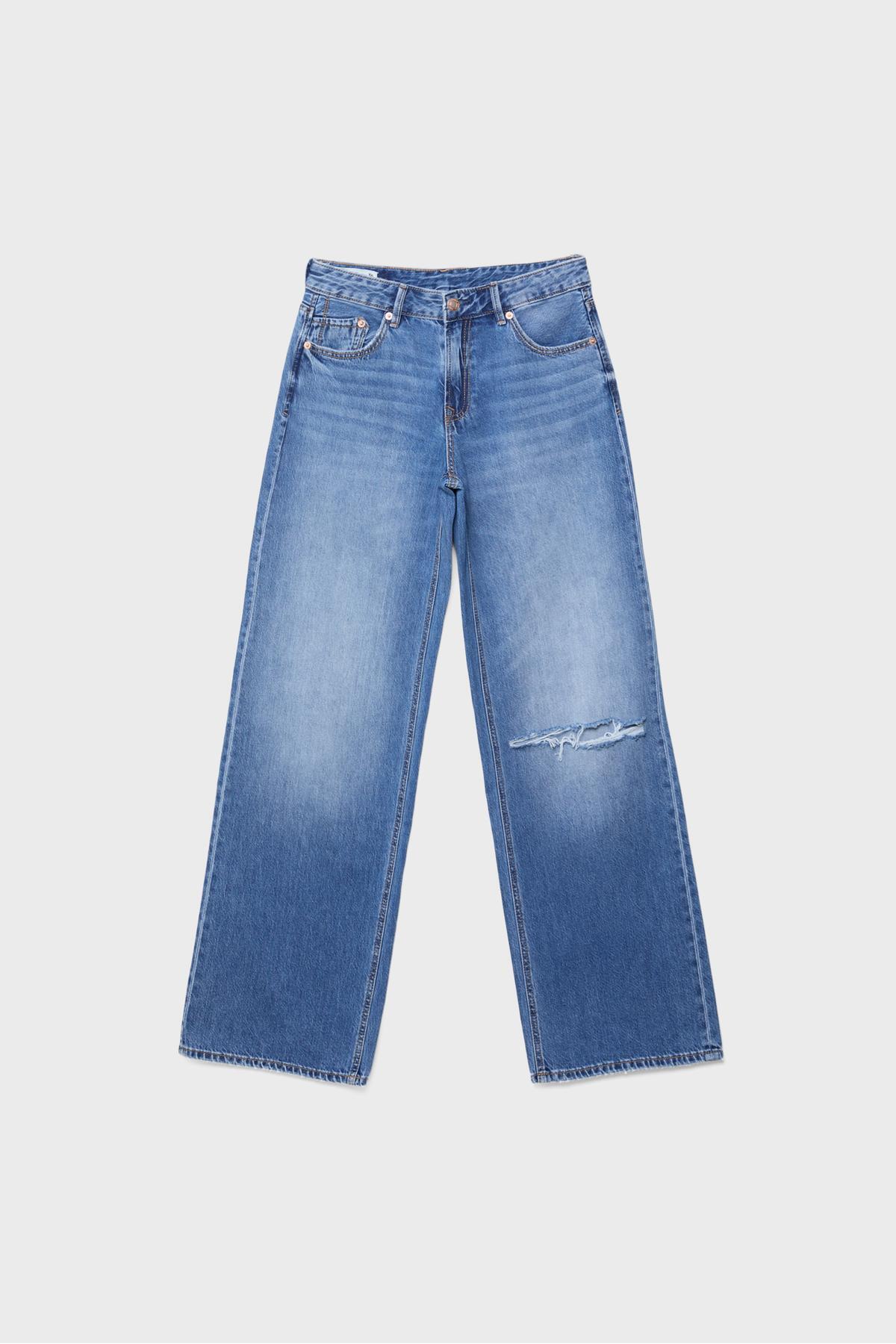 Stradivarius  D91 low wide-leg jeans - Görsel 6