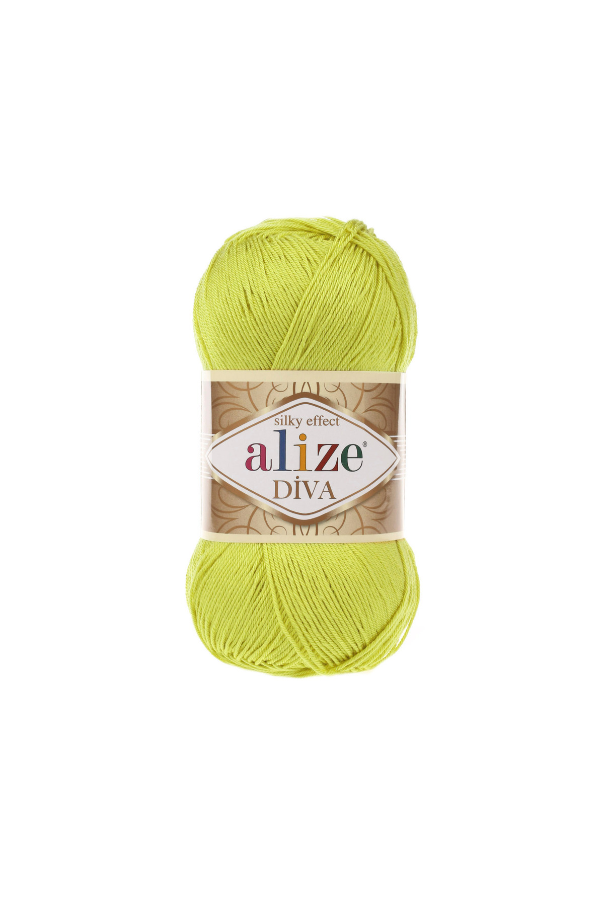 Diva 109-Lemon Knitting Rope Very Thin Summer Knitting Rope Summer Bustier-Crop-Bikini Very Thin Knitting Rope