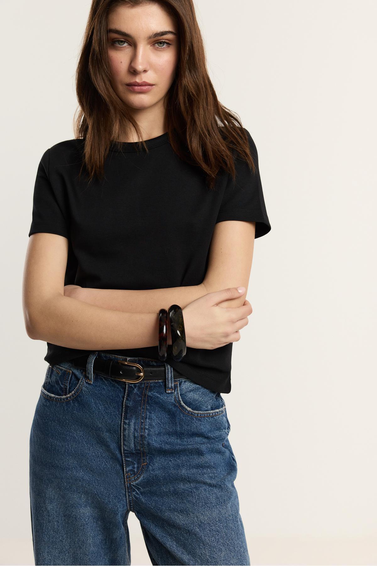 Basic kısa kollu t-shirt