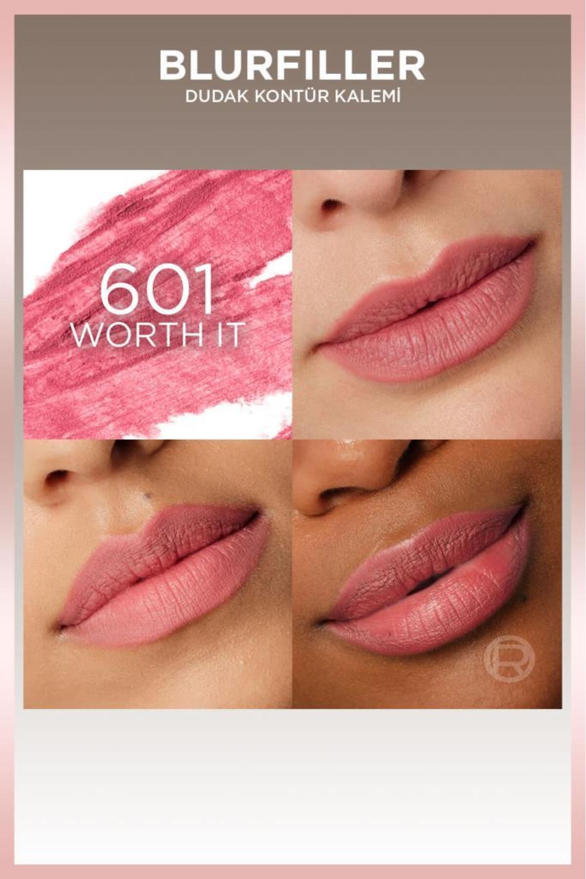 Blurfiller Lip Contour Pencil - 601 Worth It — تصویری BLURFILLERDUDAKLM — تصویر 2 از 7