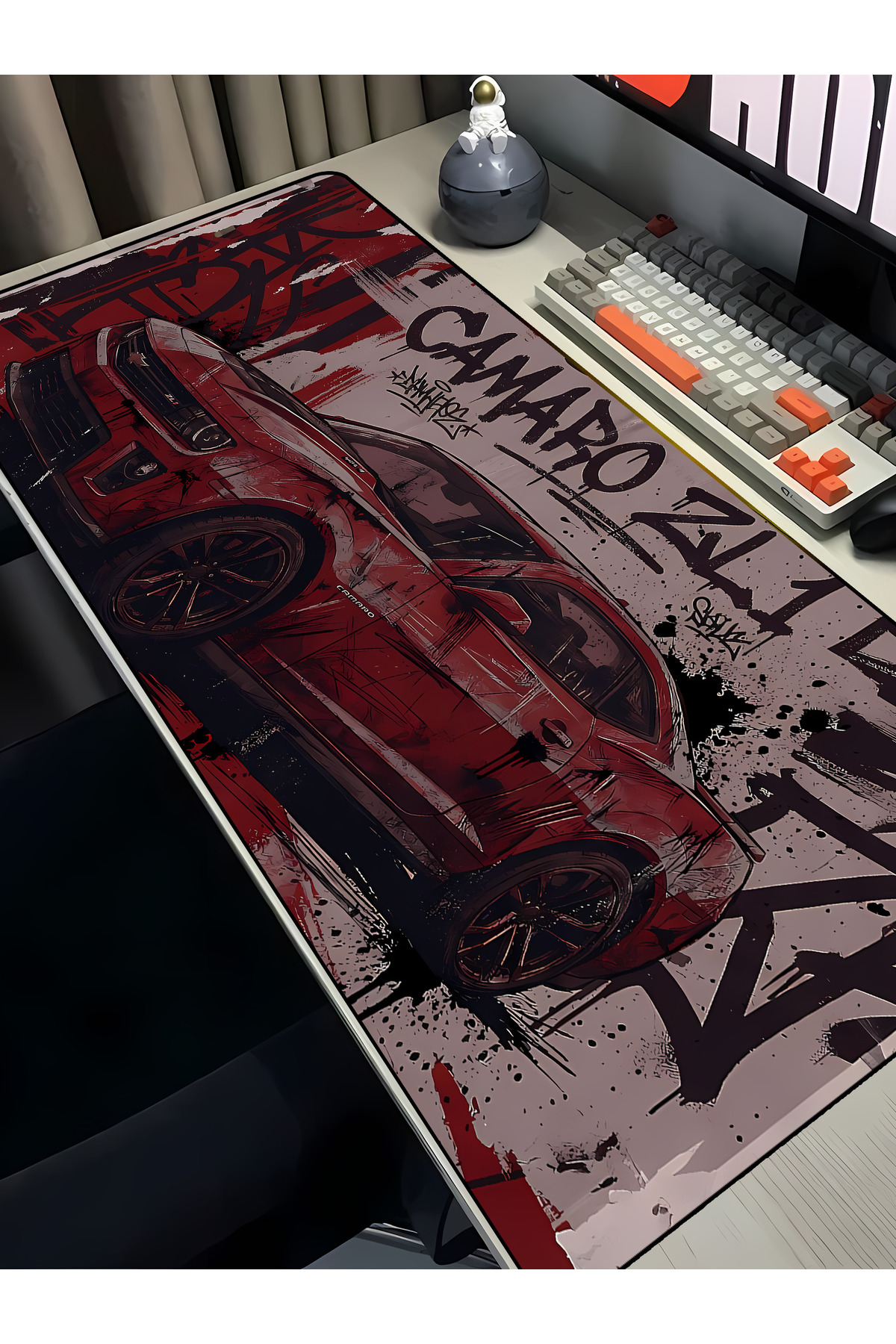 Charmbi Camaro Spor Araba Gaming Mouse Pad 40x90 XXL Mousepad, Large ...