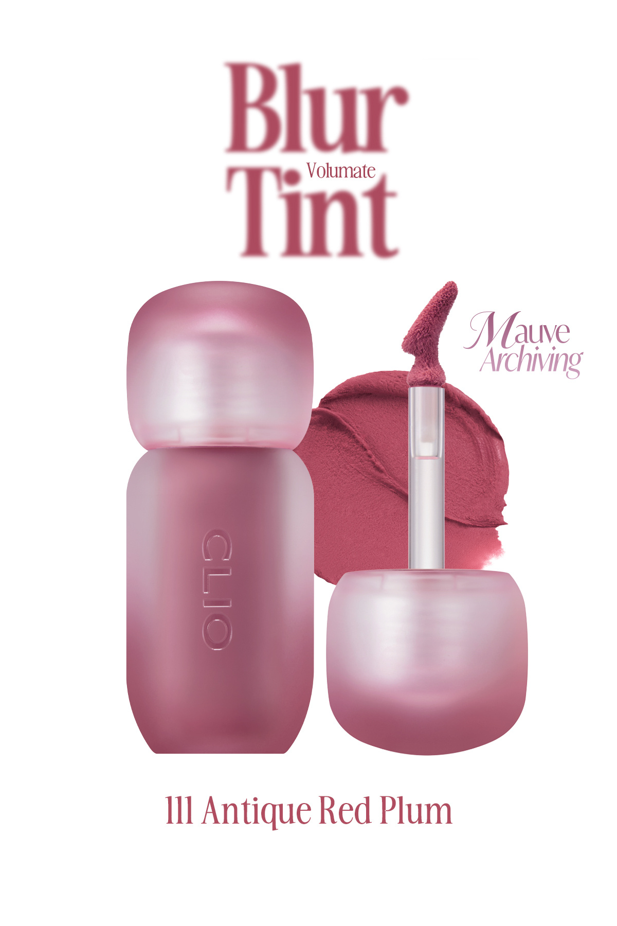 VOLUMATE BLUR TINT (MAUVE ARCHIVING) 111 ANTIQUE RED PLUM