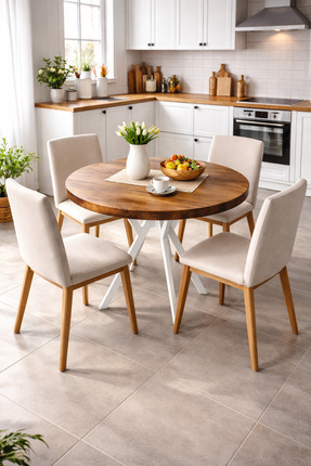 MODERN LİFEE Yuvarlak Yemek Masası