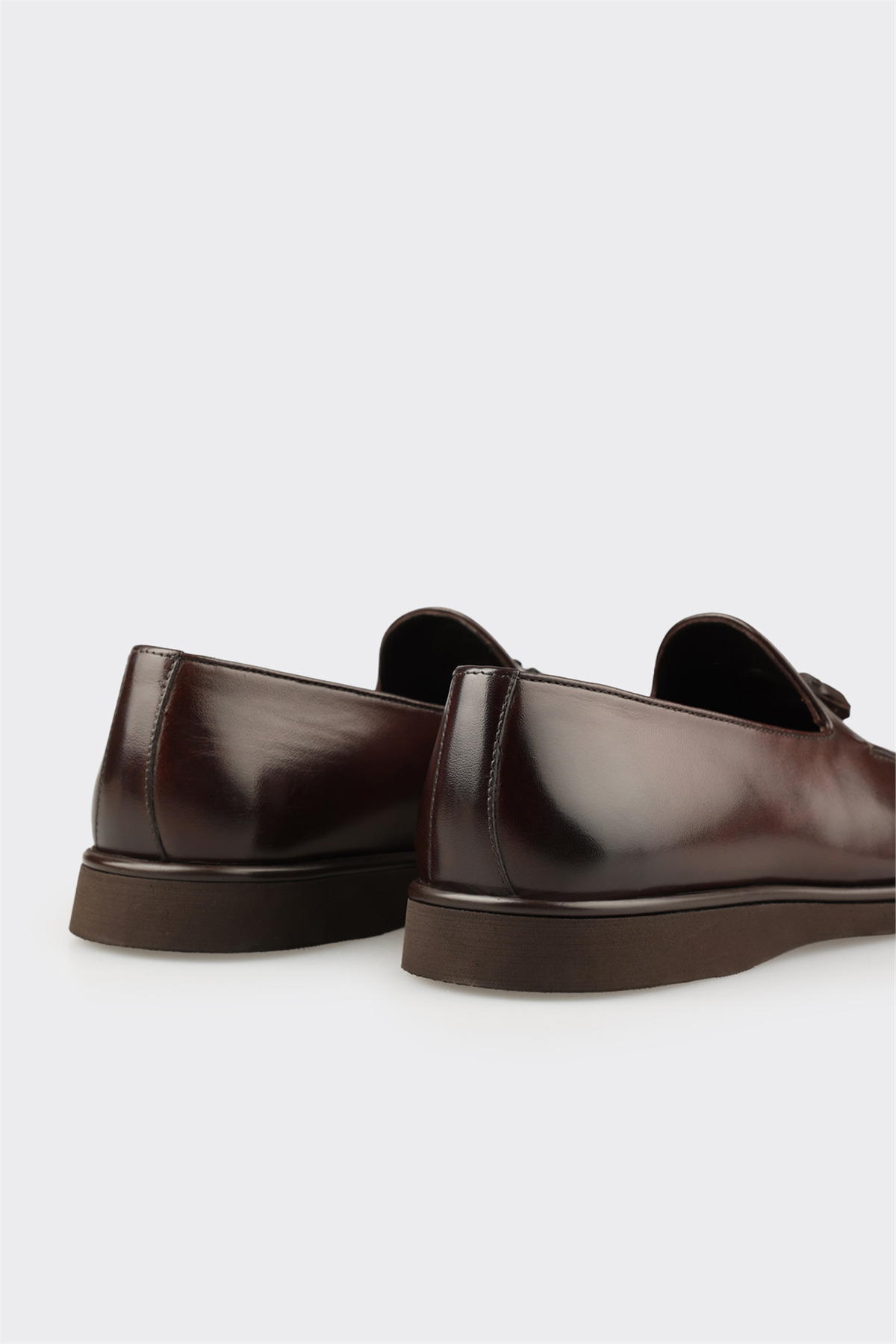 Elle Shoes Kahve Deri Erkek Günlük Ayakkabı görsel 5