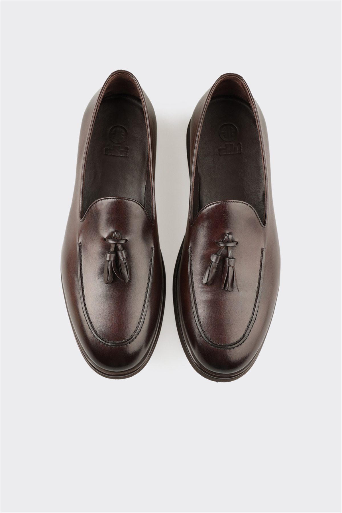 Elle Shoes Kahve Deri Erkek Günlük Ayakkabı görsel 4