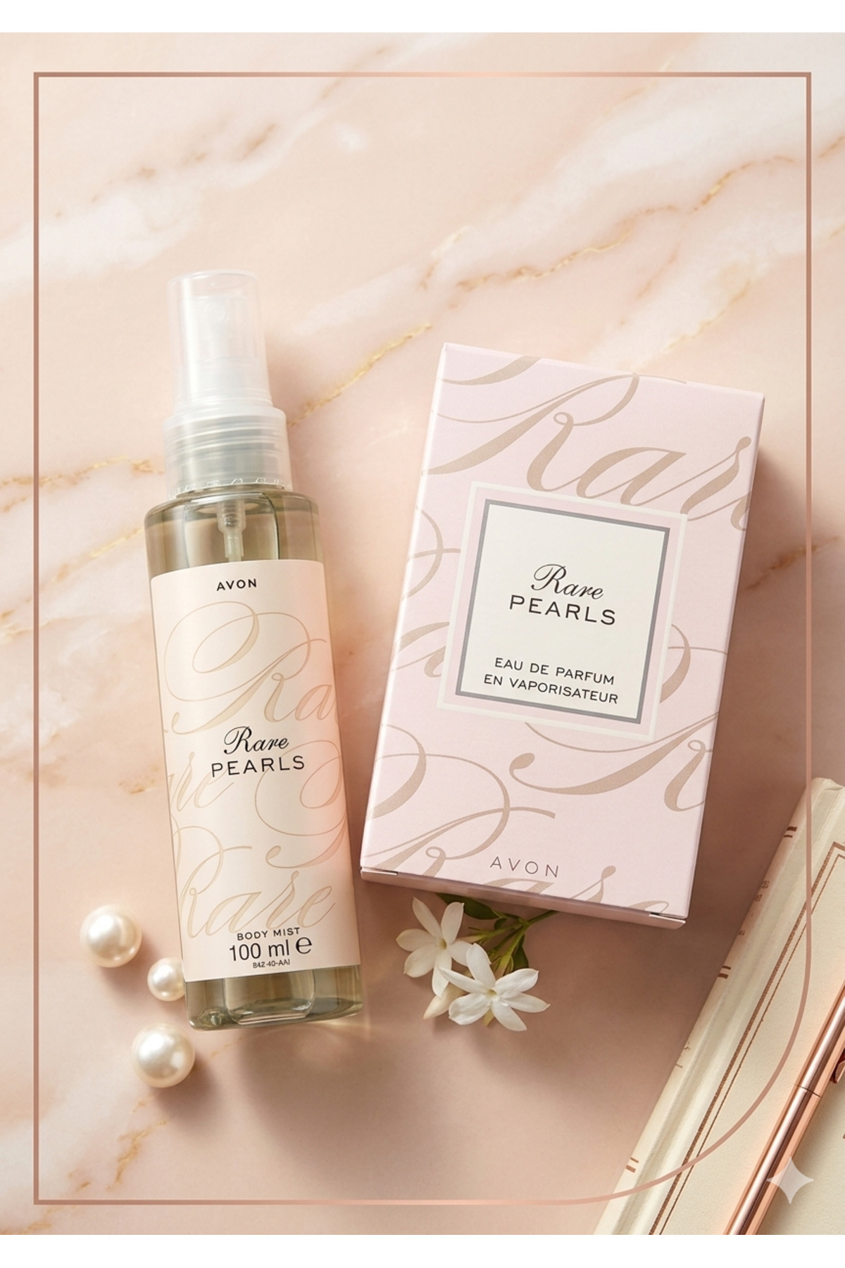 AVON عطر و اسپری Rare Pearls — ۴۶۵۴۳۴۸۱۱۸۱۵۴۵