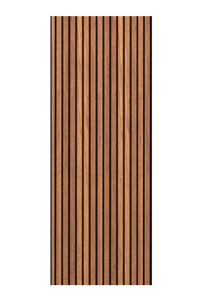 wood life Mdf Ahşap Akustik Duvar Paneli 100x280 Cm Teak
