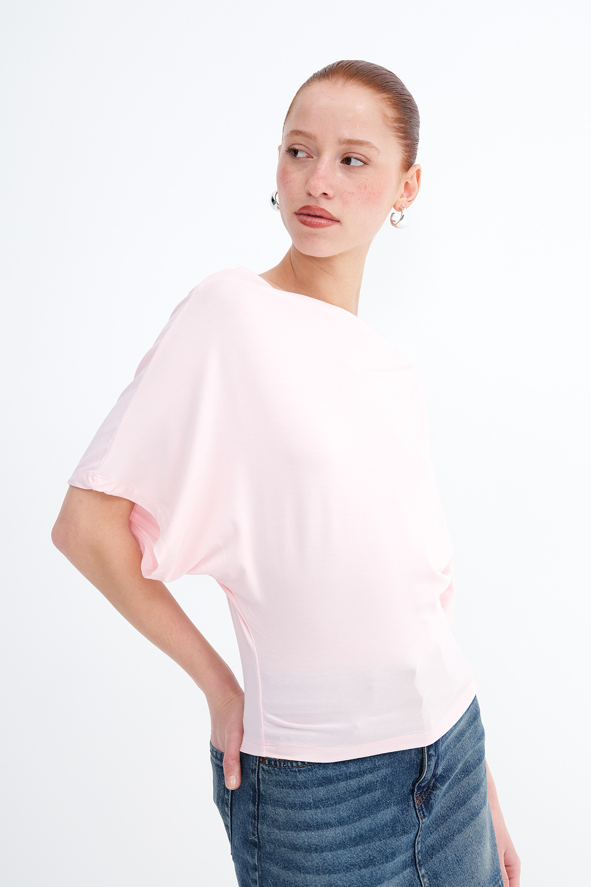 Addax  Kayık Yaka Bluz B0801 - Görsel 5