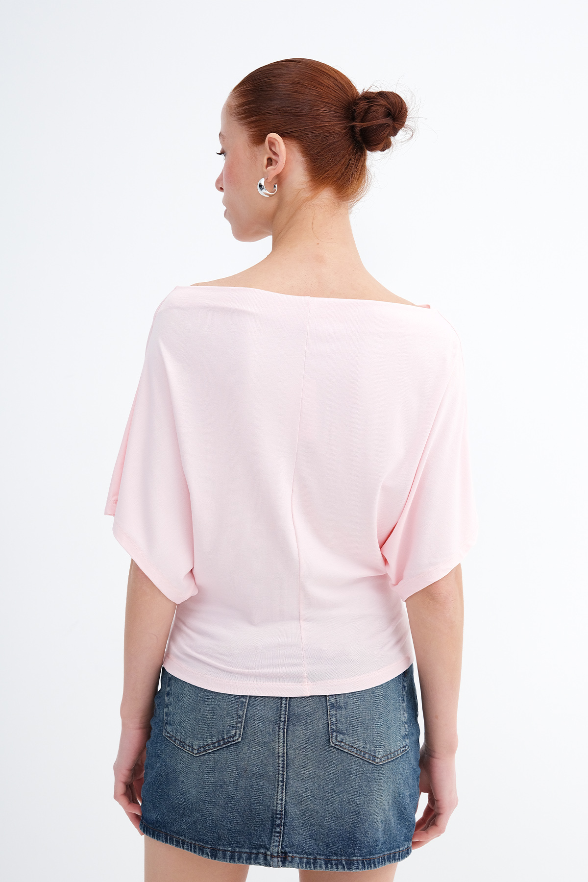 Addax  Kayık Yaka Bluz B0801 - Görsel 6
