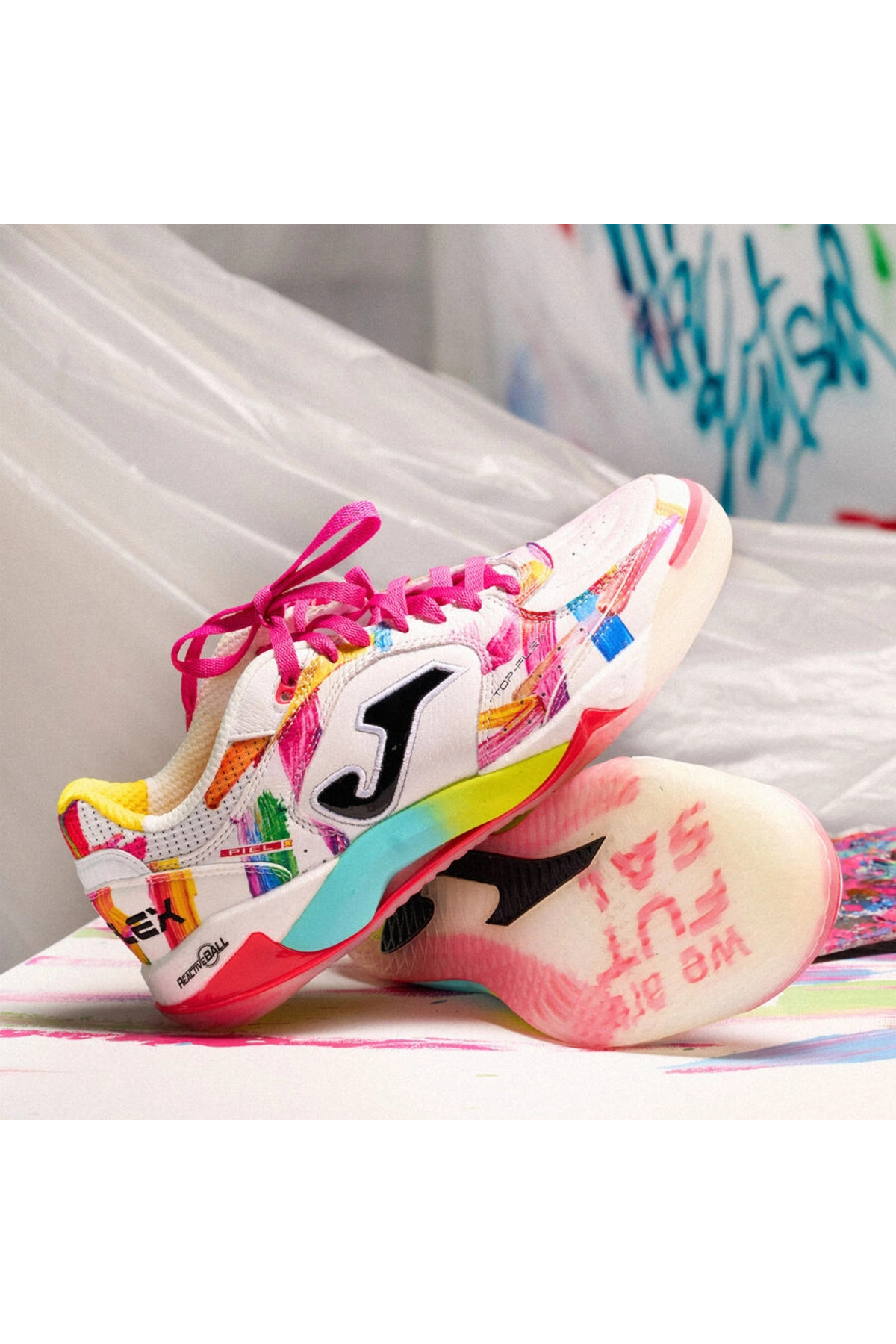 Joma Futsal Ayakkabısı Top Flex Plus 26 Graffiti TOUS2676IN