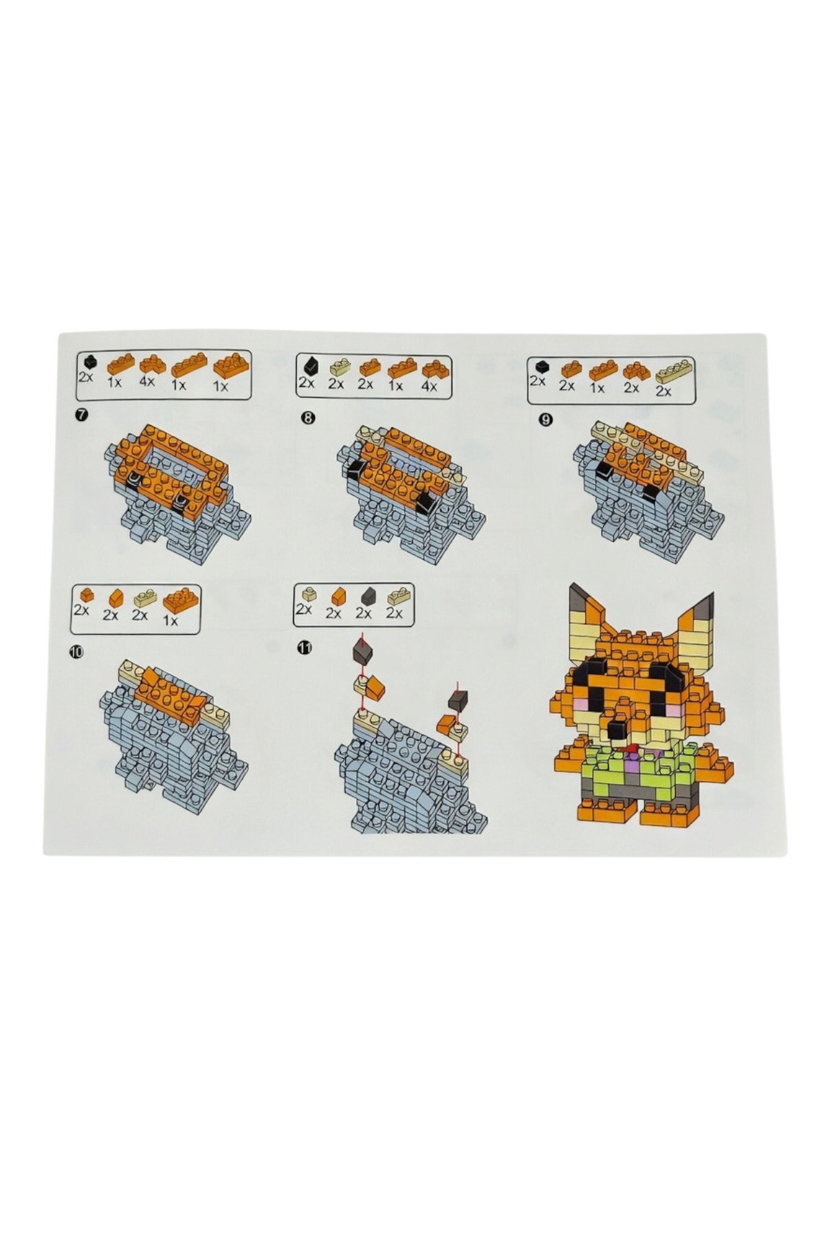 mutluanılar Animal Series Pixel Art Tilki Yapım Seti - 8+ Yaş