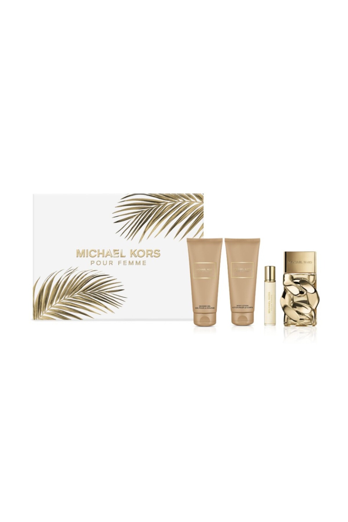 Michael Kors Pour Femme Edp 100 Ml + Shower Gel 100 Ml + Body Lotion 100 Ml + Edp 10 Ml — 850059827864