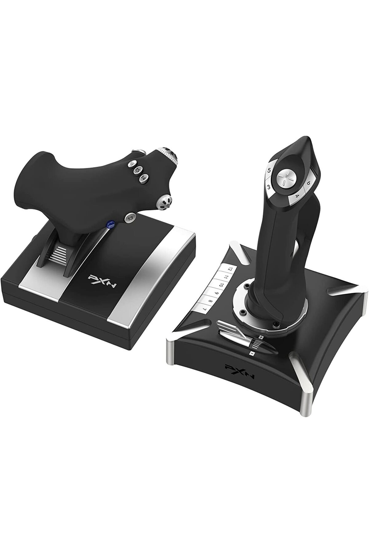 Flight Stick Flight Simulation Controller Joystick Throttle Unit PC PS4 Xbox Compatible | PXN 2119 Pro
