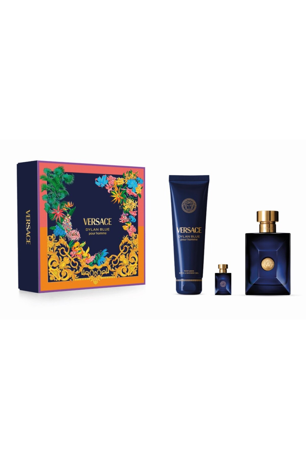 Versace Dylan Blue EDT 100 ml Parfüm + 150 ml Duş Jeli + 5 ml