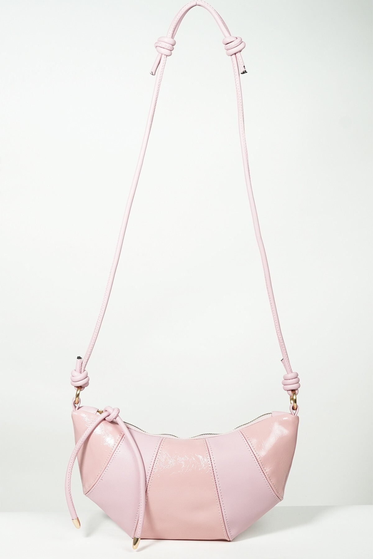 Women's Spring Pinkly Croissant Shoulder Bag