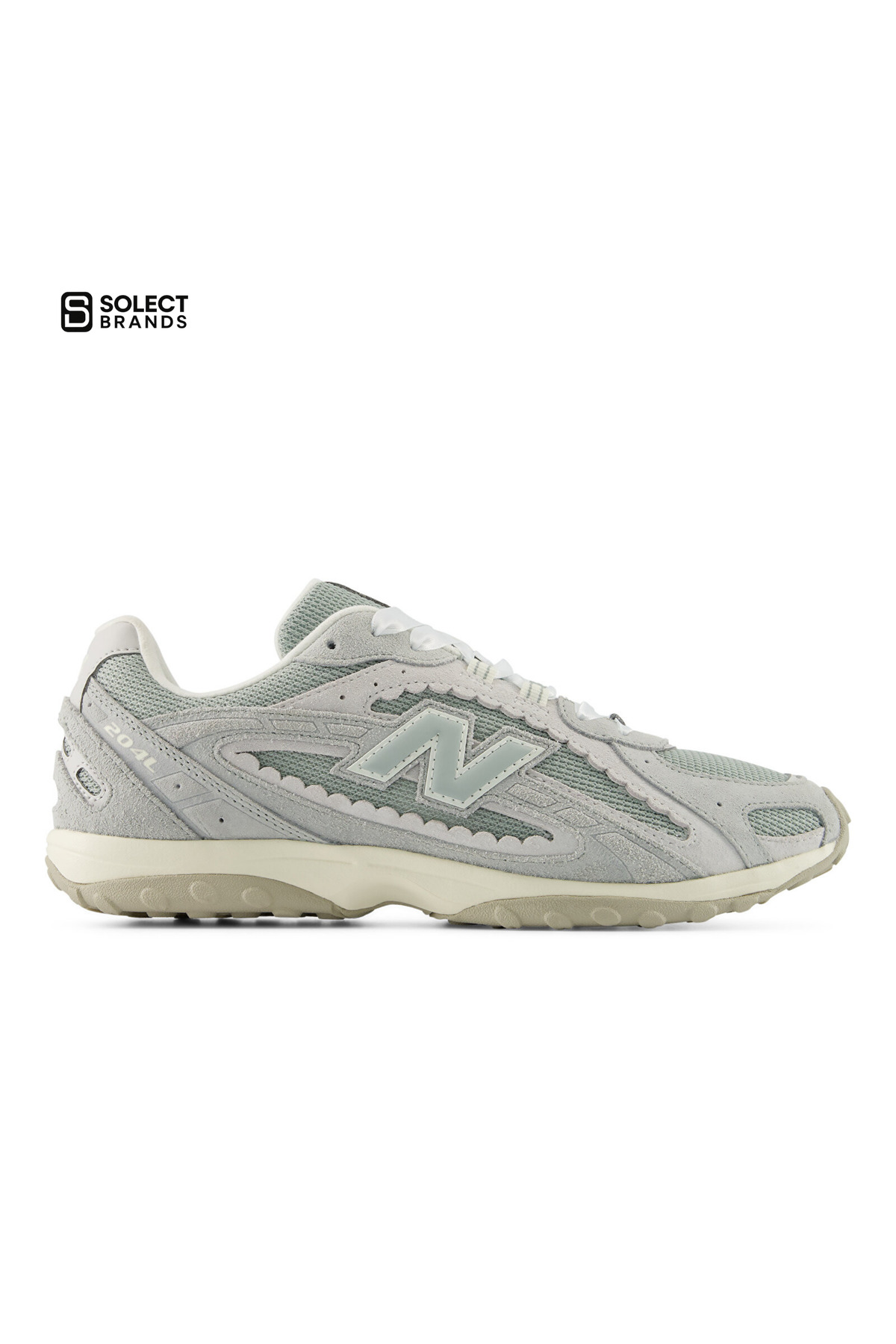 کفش ورزشی زنانه خاکستری 204L مدل U204L5AV نیو بالانس کتانی تمرین و دویدن New Balance