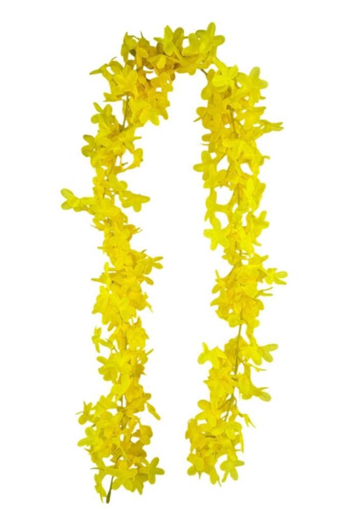 Artificial Flower Hanging Hydrangea Flower 100cm YELLOW