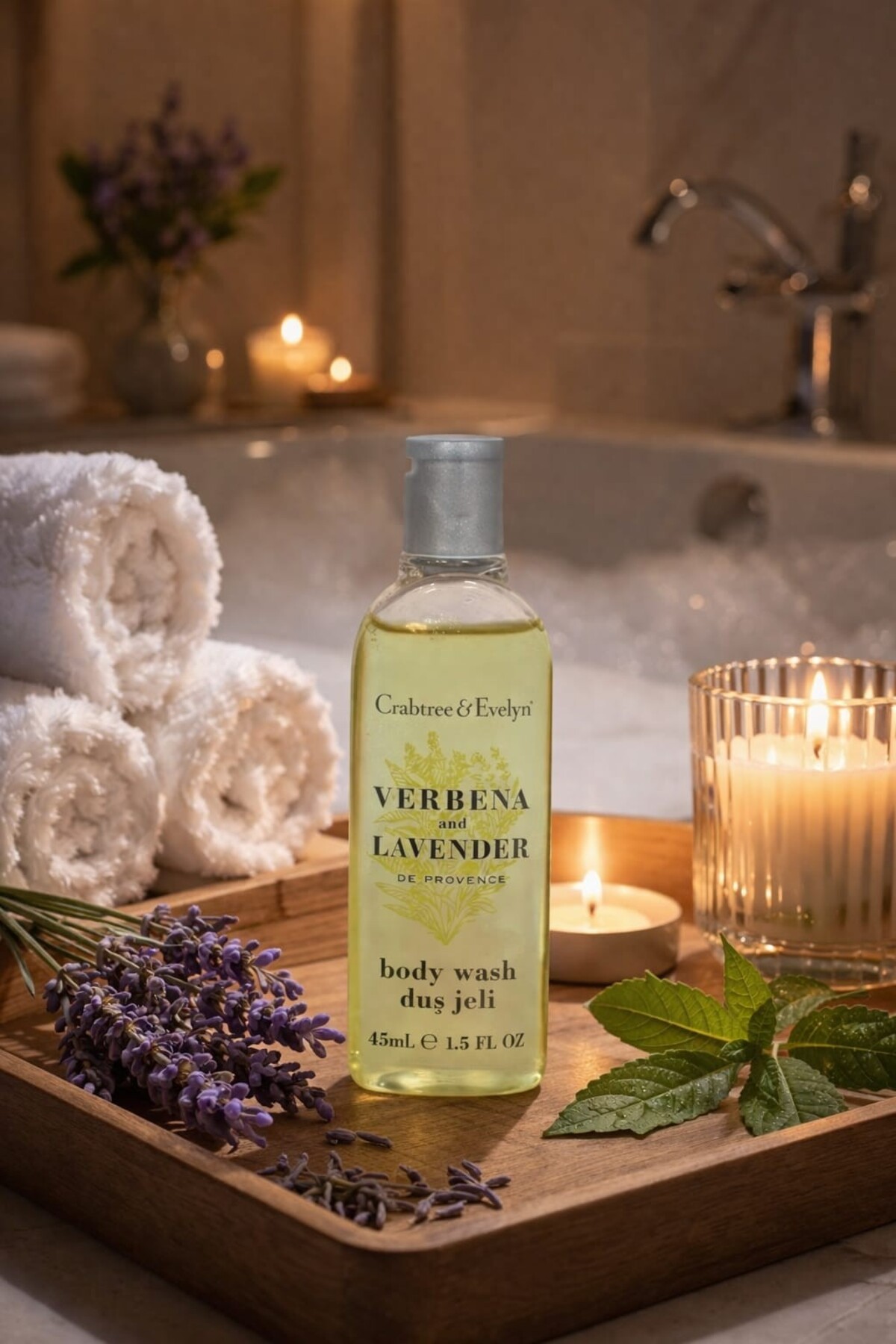 新品 シャワージェル ボディローション　CRABTREE & EVELYN crabtree evelyn Crabtree & Evelyn's Verbena & Lavender Duş Jeli 45