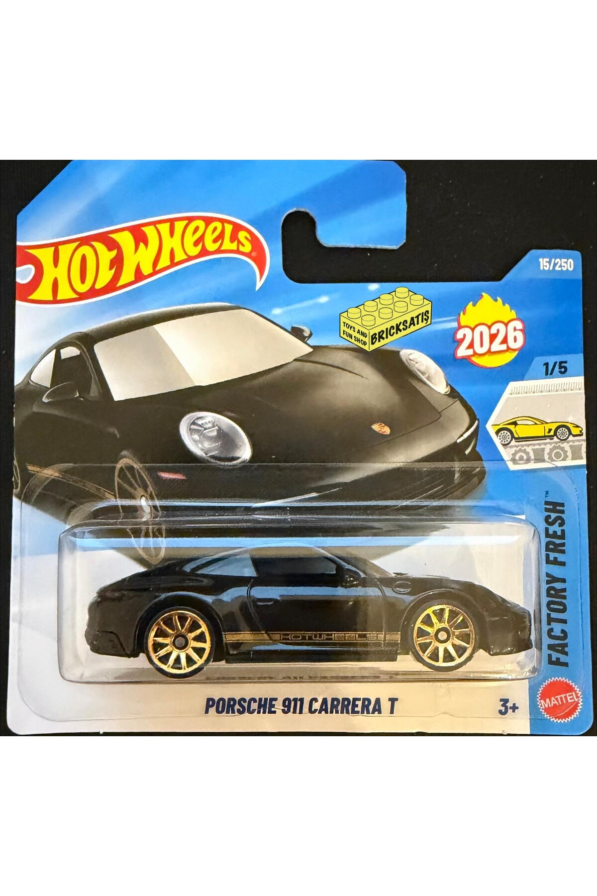 HOT WHEELS Tekli Arabalar Porsche 911 Carrera T JJK80 (Factory