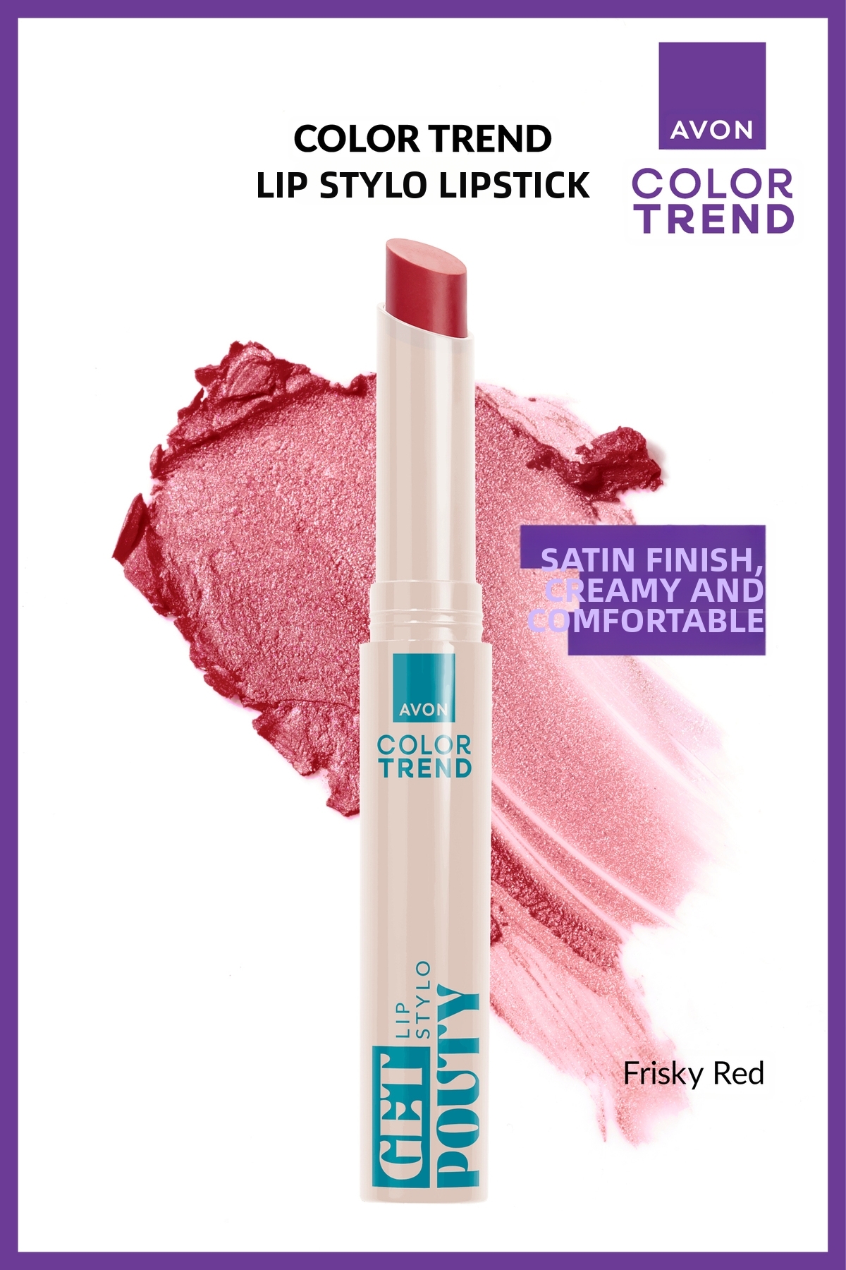 Avon Ultra Beauty Lipstick Stylo Frisky Red