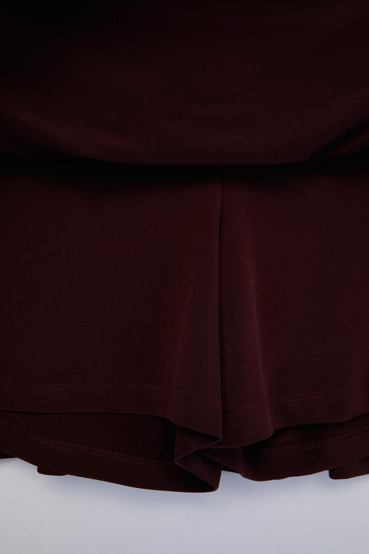 Trendyolmilla  Kahverengi İçi Şortlu Sandy Mini Büyük Beden Etek TBBSS26AZ00034 - Görsel 3