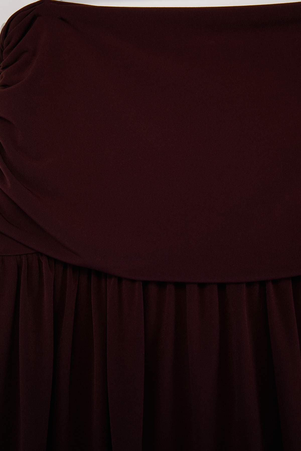 Trendyolmilla  Kahverengi İçi Şortlu Sandy Mini Büyük Beden Etek TBBSS26AZ00034 - Görsel 2