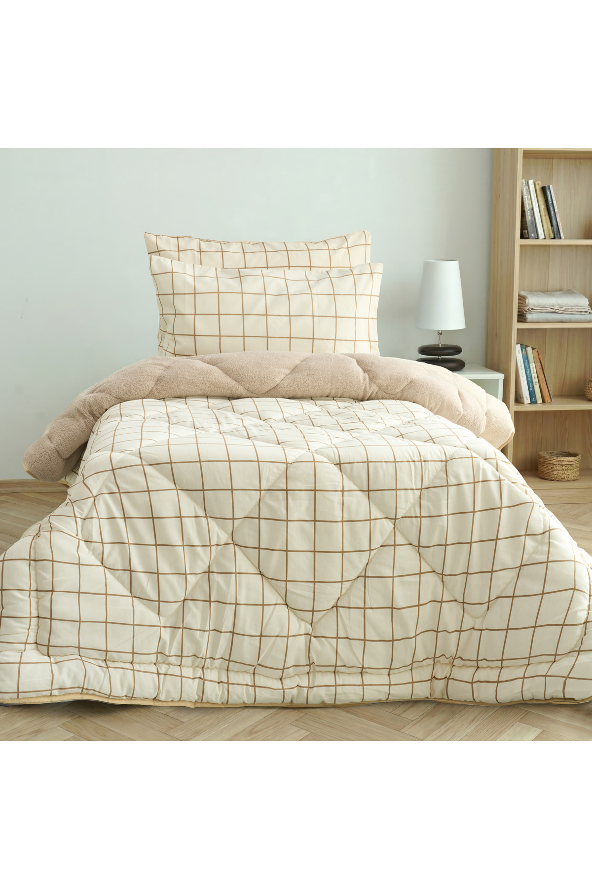 Luxury Single Wellsoft Double Sided Silicone Duvet 155 X 215 + 1 Pillowcase