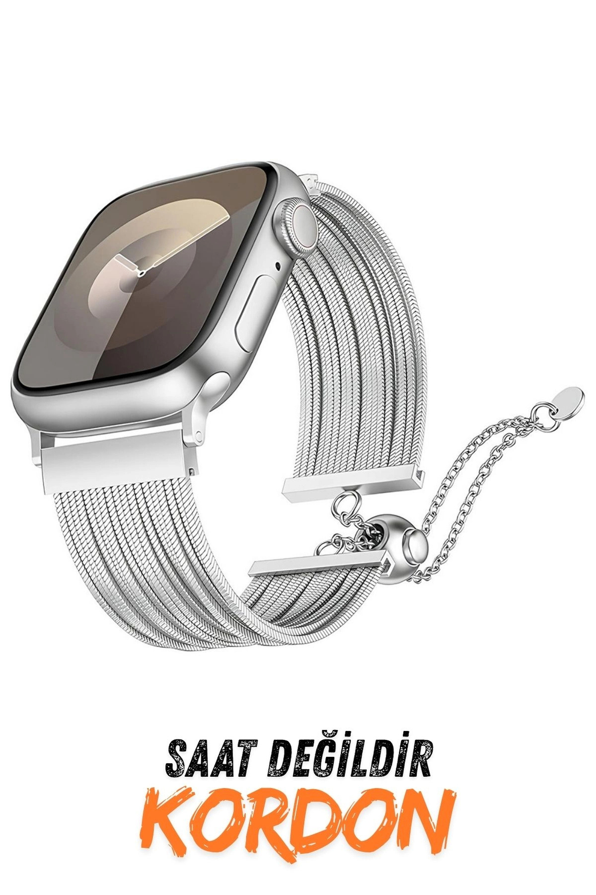 Apple　さまへ(^-^) Apple Watch 7 45mm Delikli Tasarım Zore KRD-147 Silikon Kordon