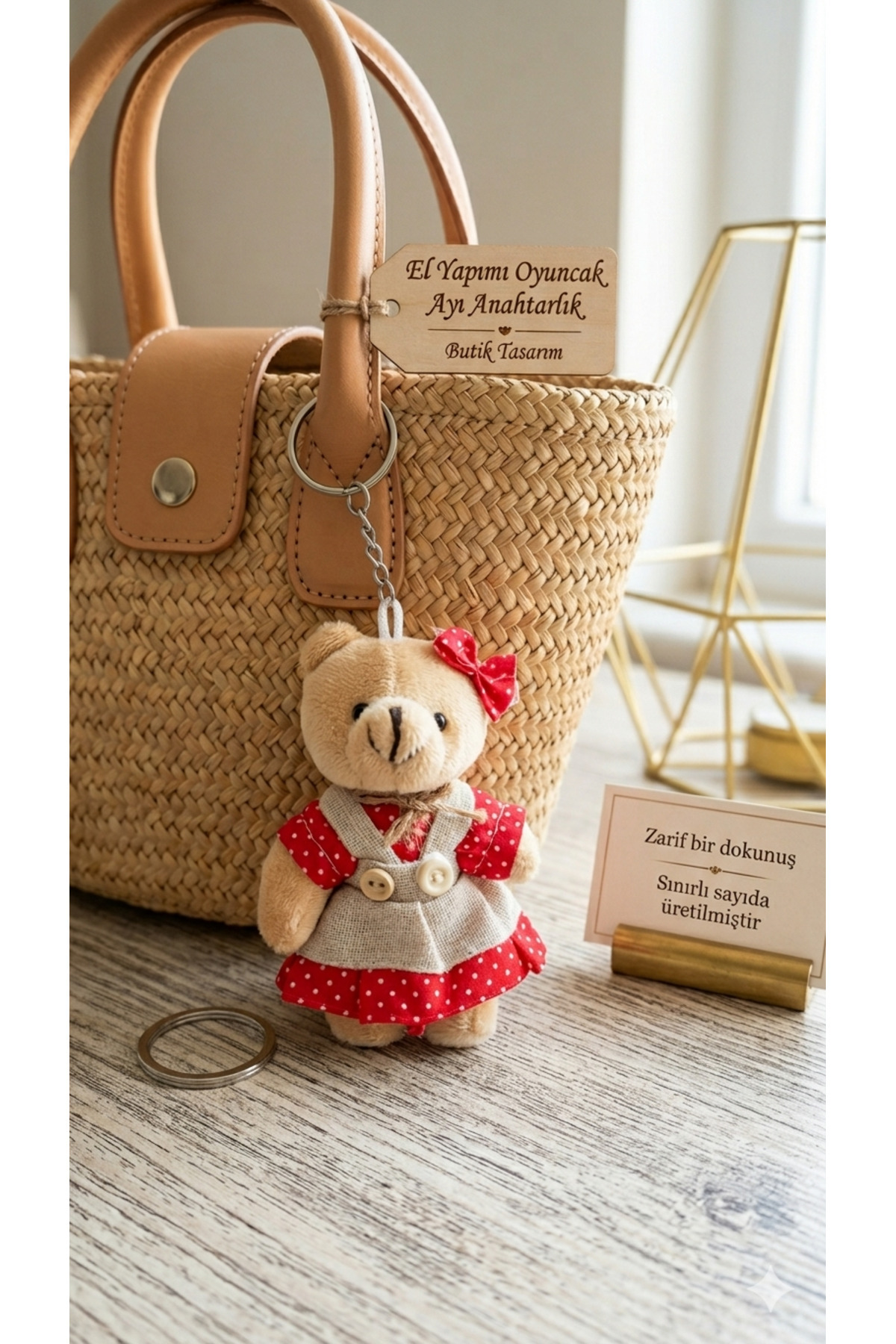Mini Plush Teddy Bear Keychains Gift