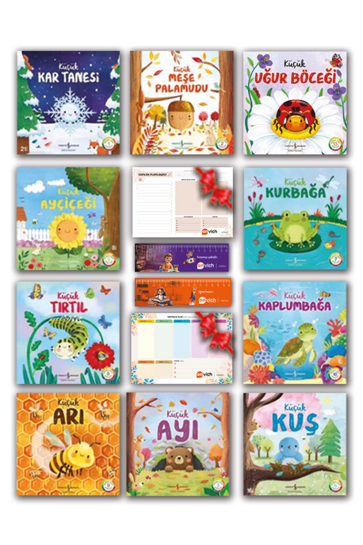 Türkiye İş Bankası Kültür Yayınları Doğanın Eşsiz Hikayeleri Set 10 Kitap - Okul Öncesi Büyük Boy Resimli Hikaye Seti fotoğrafı 2 (önizleme)