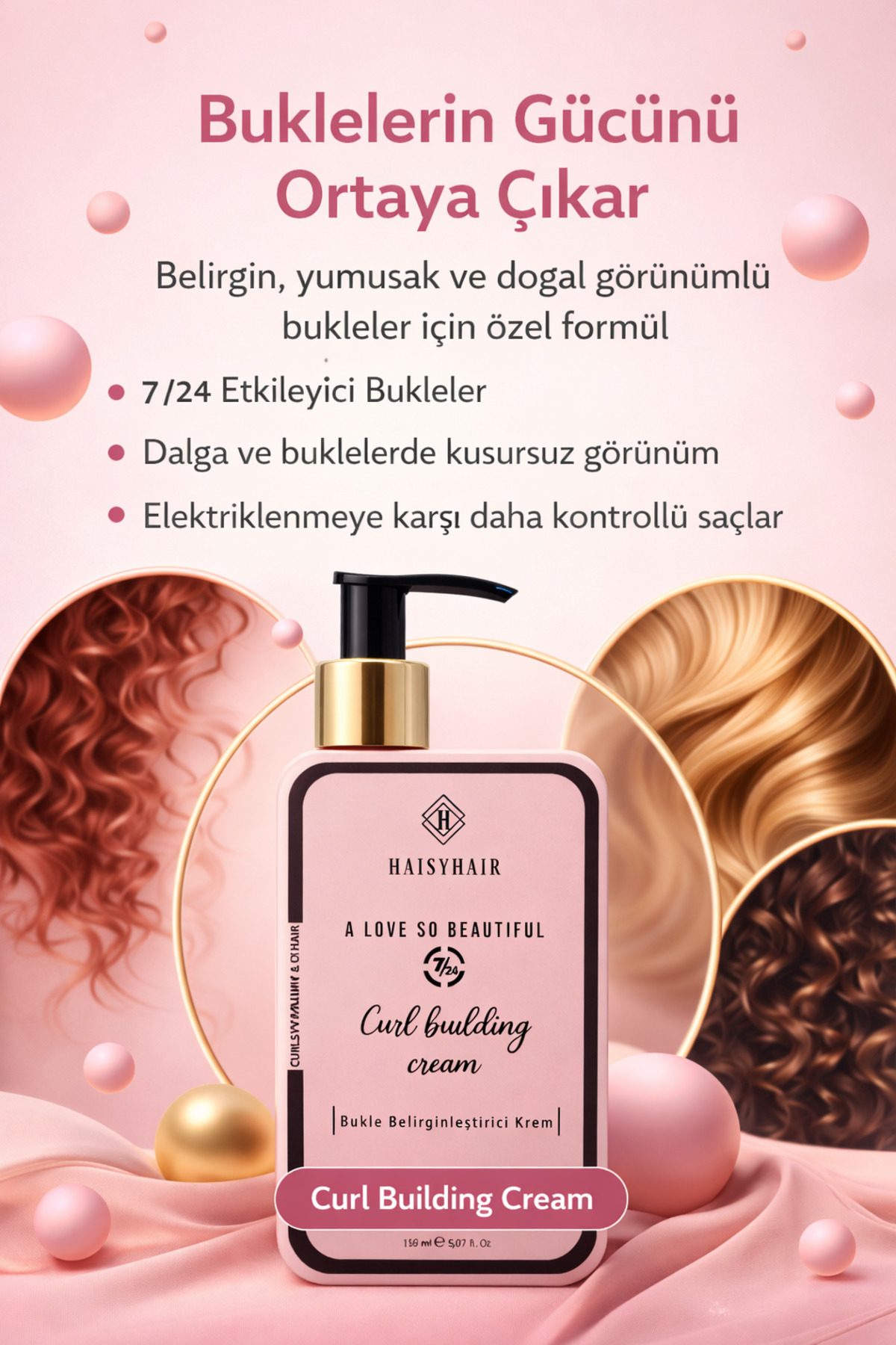 کرم حالت دهنده موهای فر و وز ۱۵۰ میلی لیتر — curl — تصویر 3 از 3