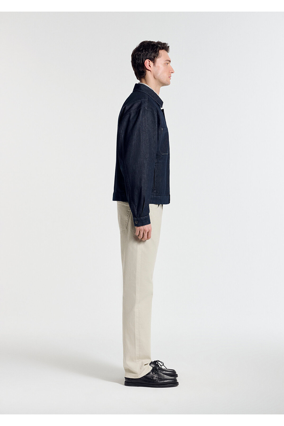 Mavi  Jeran Rinse Edition Lacivert Jean Ceket 0111229-A1711 - Görsel 8