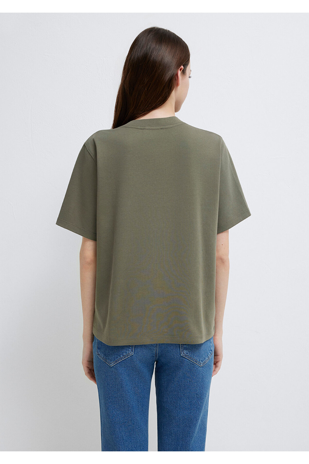Mavi  Jeans Baskılı Yeşil Tişört. Regular Fit / Normal Kesim 1613804-86961 - Görsel 6