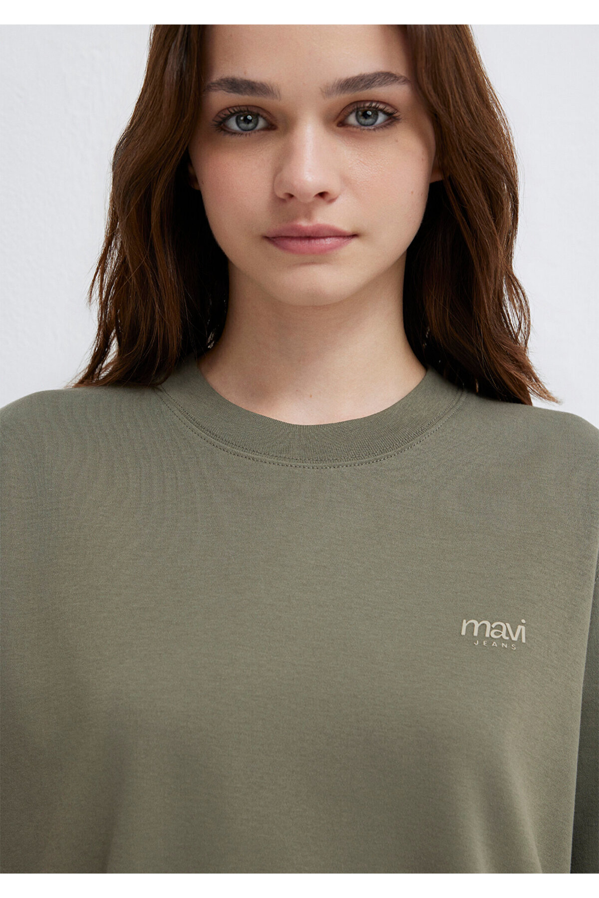 Mavi  Jeans Baskılı Yeşil Tişört. Regular Fit / Normal Kesim 1613804-86961 - Görsel 7